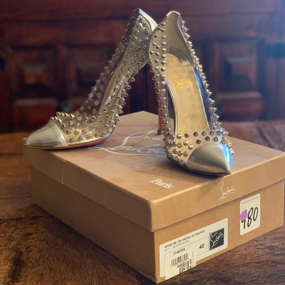 Christian Louboutin Authentic Spike Me Heels - Picture 1 of 5